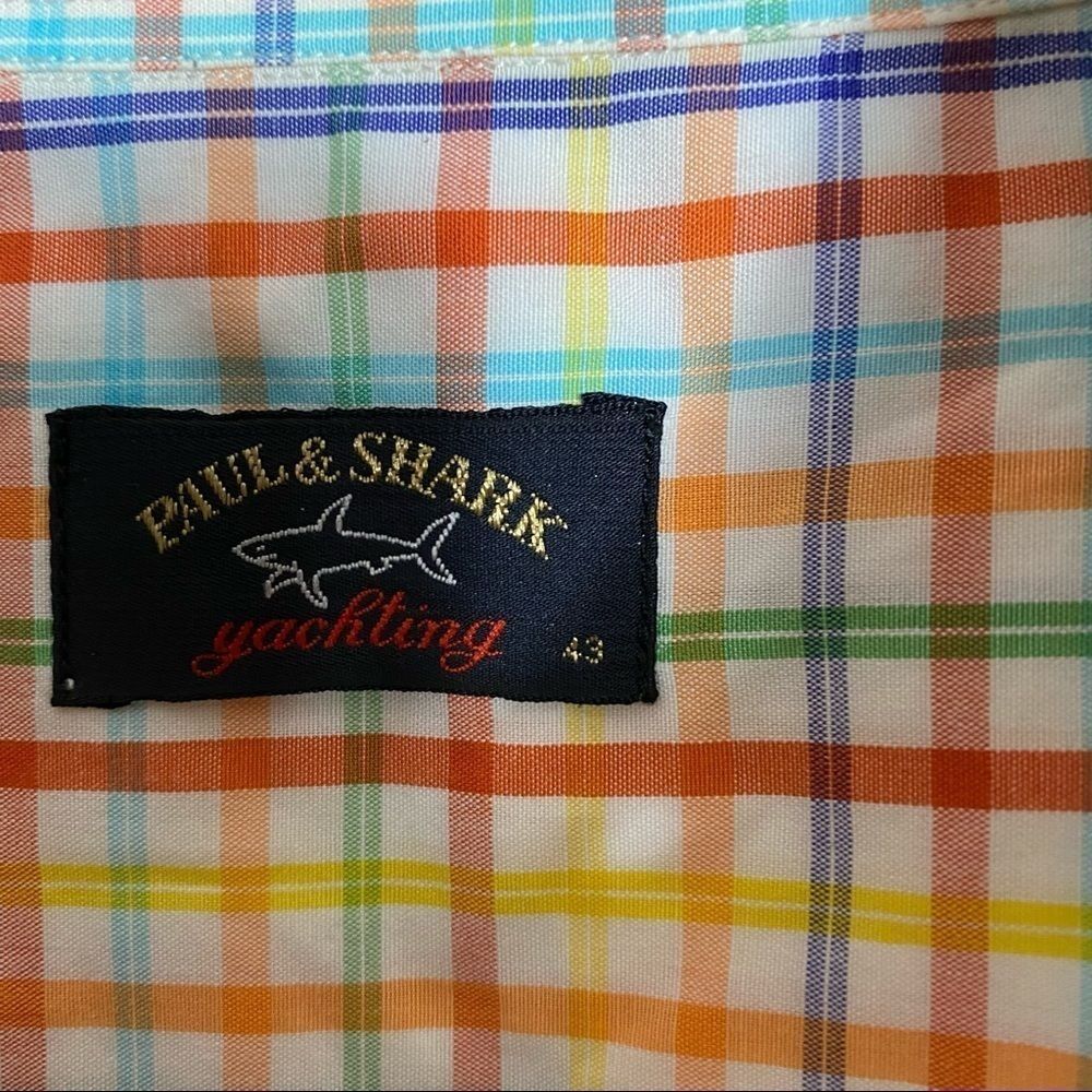 Paul And Shark Yachting Colorful Button Down Shirt - image 5